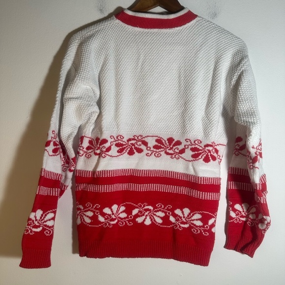 Vintage Diane Von Furstenberg  Knit Floral Sweater - Picture 3 of 3